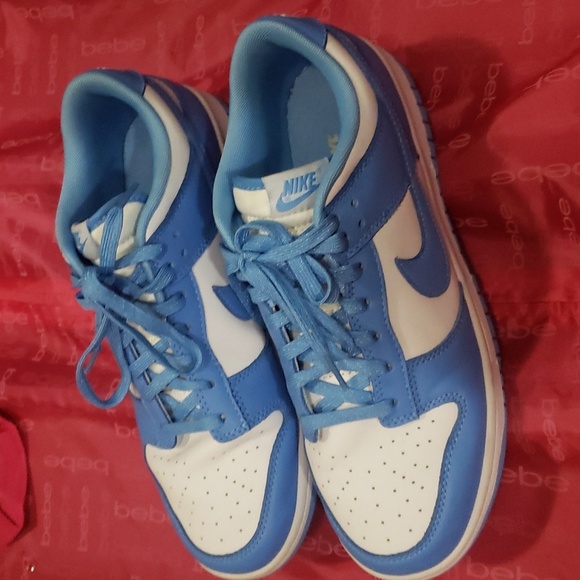 Nike dunk low blue and white colourway size 10 - Picture 4 of 8